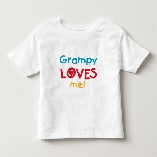 Grampy Loves Me T-shirts en geschenken (Voorkant)
