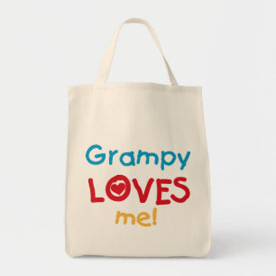 Grampy Loves Me T-shirts en geschenken Tote Bag