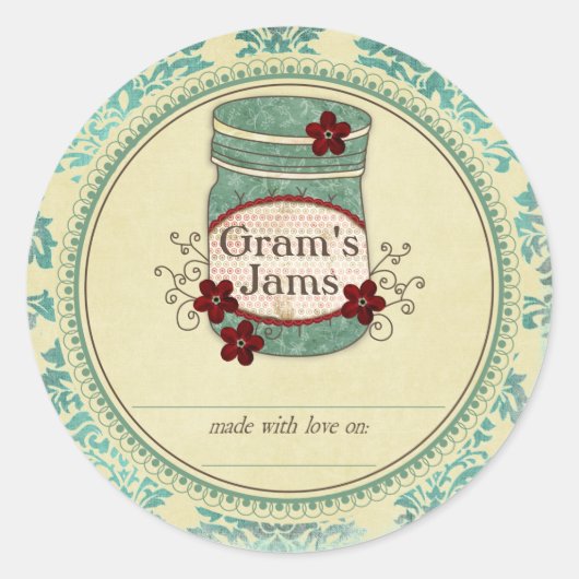Gram's Jams réserve des autocollants (Devant)