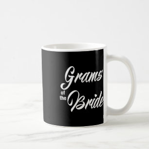 Grams van de bruid huwelijksfeest matching bruids koffiemok