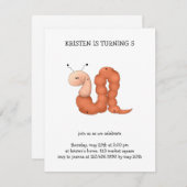 Gramtuin ・ Rode worm Kaart (Voorkant / Achterkant)