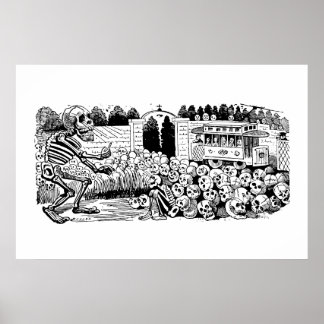 Gran Calavera Eléctrica door José Guadalupe Posada Poster