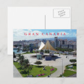Gran Canaria Las Palmas vue carte postale (Devant / Derrière)