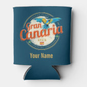 Gran Canaria Parrot Canarische Eilanden Spanje Vin Blikjeskoeler (Voorkant)