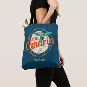 Gran Canaria Parrot Canarische Eilanden Spanje Vin Draagtas