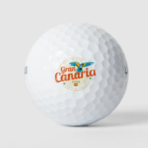 Gran Canaria Parrot Canarische Eilanden Spanje Vin Golfballen