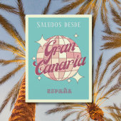 Gran Canaria Spanje España retro  Briefkaart
