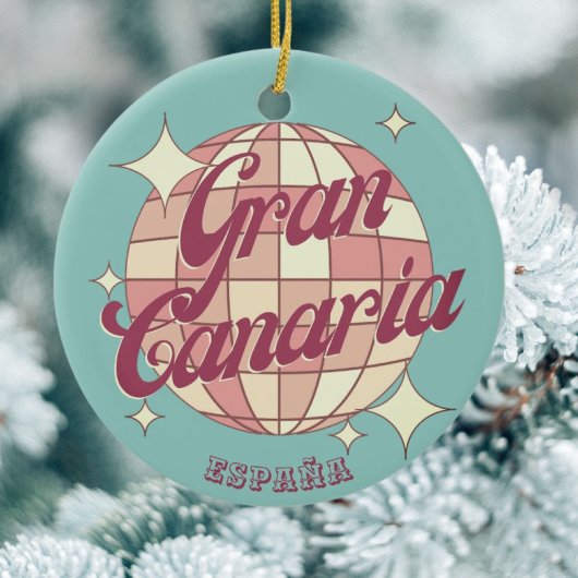 Gran Canaria Spanje toerisme souvenir decor Keramisch Ornament