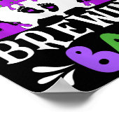 Gran Of The Brewing Baby Grandma To Be Halloween Poster (Hoek)