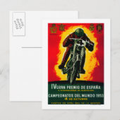 Gran Premio de Espana posterEuropa Briefkaart (Voorkant / Achterkant)
