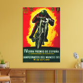 Gran Premio de Espana posterEuropa Canvas Afdruk (Insitu (Woonkamer))