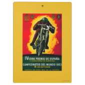 Gran Premio de Espana posterEuropa Klembord (Achterkant)