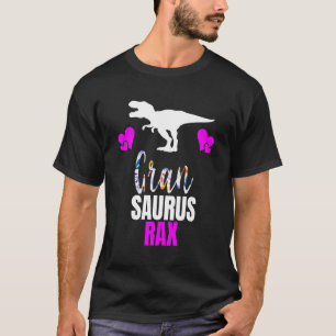 Gran Saurus Rex Nanasaurus Grandma Moederdag Bi T-shirt