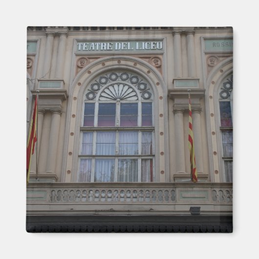 Gran Teatre del Liceu, Barcelona Magneet (Voorkant)