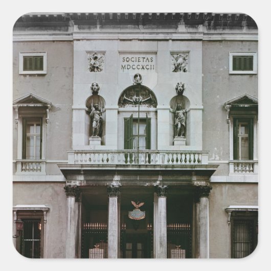 Gran Teatro La Fenice Vierkante Sticker (Voorkant)