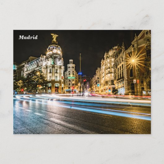 "Gran Via" Briefkaart (Voorkant)