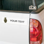 Granaat Bumpersticker (Op Truck)