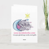 Granaat - januari verjaardag kaart (Achterkant)