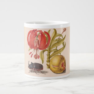 Granaatappel Bloem, Fruit en neushoorn Kever Extra Grote Beker