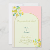 granaatappel bruiloft uitnodiging (Voorkant)