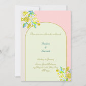 granaatappel bruiloft uitnodiging (Voorkant)