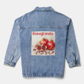 Granaatappel Denim Jas Jacket (Achterkant)