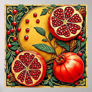 Granaatappel Elegance Art Print