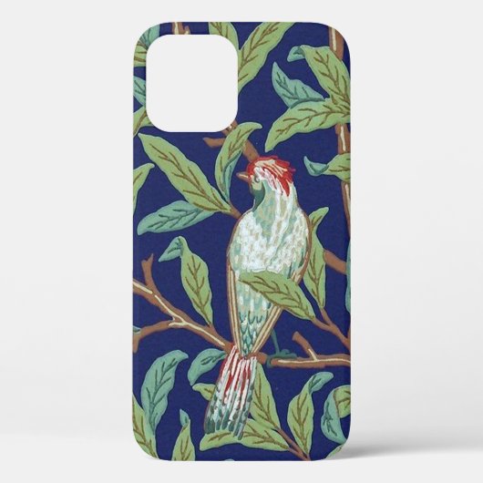 Granaatappel en kleine vogel, William Morris Hoesj Case-Mate iPhone Case (Achterkant)