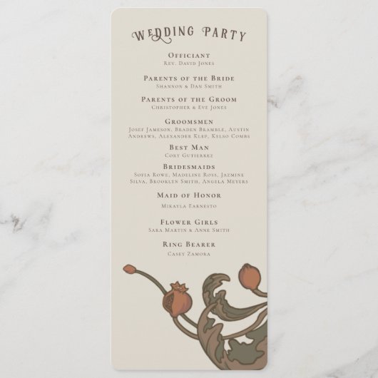  granaatappel fans programma (Voorkant)