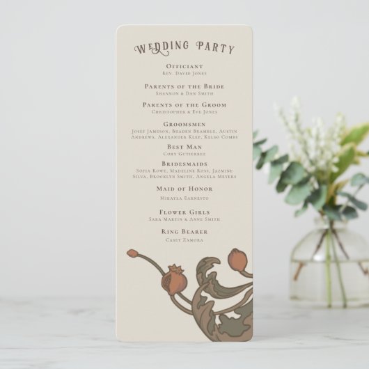  granaatappel fans programma (Staand voorkant)