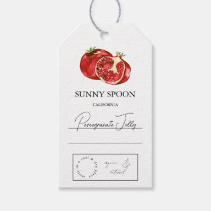 Granaatappel Hang Label Cadeaulabel