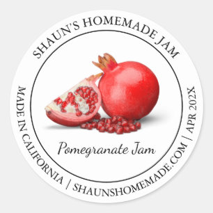 Granaatappel Jam Modern label