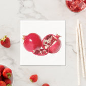 "Granaatappel" ontwerp papieren servetten (Insitu)