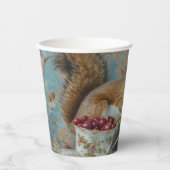 Granaatappel - Papieren kopjes Maat 236ml Papieren Papieren Bekers (Voorkant)