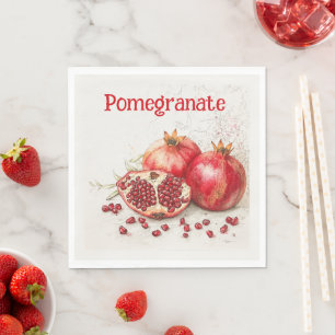 Granaatappel Papieren Servet