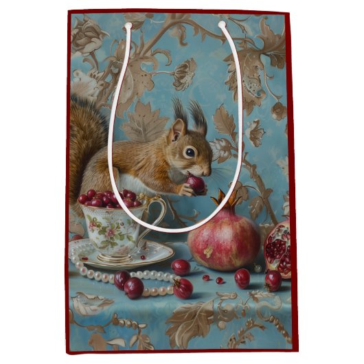 Granaatappel - papieren zak medium cadeauzakje (Voorkant)