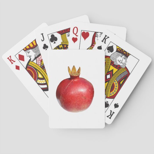 Granaatappel Pokerkaarten (Achterkant)