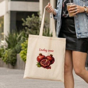 Granaatappel Trendy Viraal Stijl Aesthetisch Elega Tote Bag