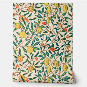 Granaatappel William Morris originele beige behang