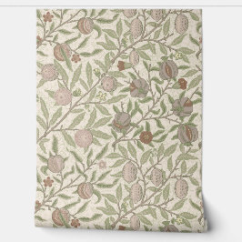 Granaatappel William Morris sepia Wallpaper Behang