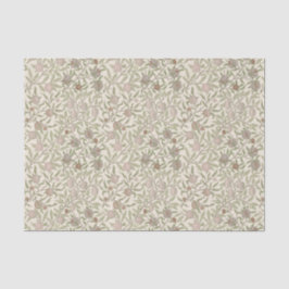 Granaatappel William Morris soft neutrals op wit Tissuepapier