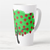 Granaatappelboom Tu B'Shvat ט״ו בשבט Shavuot Latte Mok (Rechterhoek)