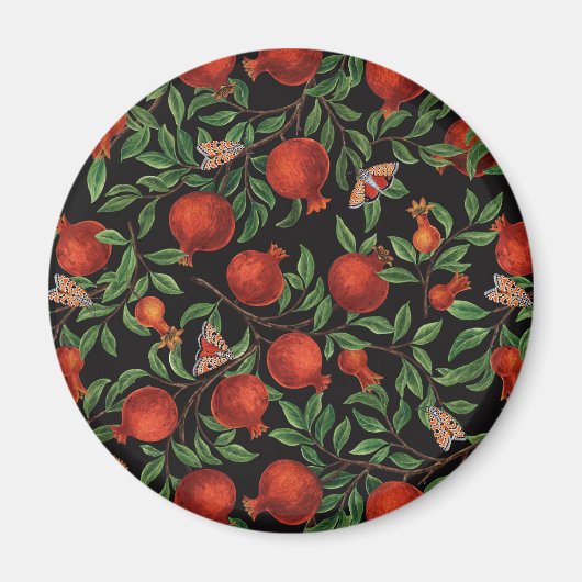 Granaatappels en Bella Moths Magneet (Voorkant)