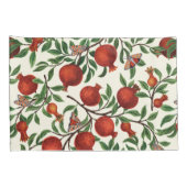 Granaatappels en Bella Moths op gebroken wit Kussensloop (Achterkant-Rechts)