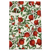 Granaatappels en Bella Moths op gebroken wit Medium Cadeauzakje (Voorkant)