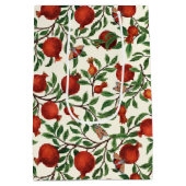 Granaatappels en Bella Moths op gebroken wit Medium Cadeauzakje (Achterkant)