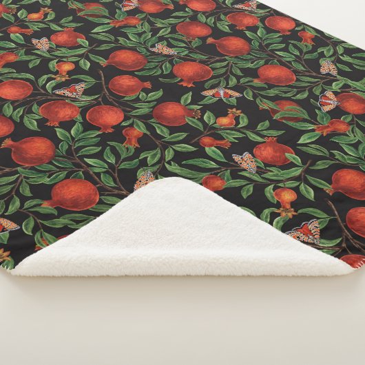 Granaatappels en Bella Moths Sherpa Deken (3/4)