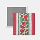 Granaatappels en zijde magneet (Voorkant / Achterkant)