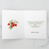 Granaatappels waterverf thema Heldere kleuren Bedankkaart (Binnen)