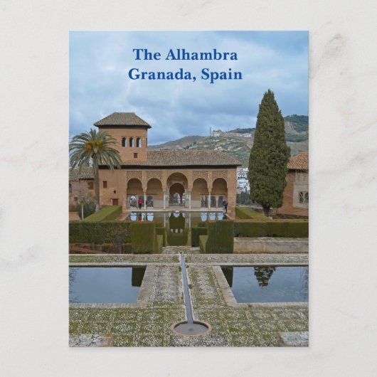 Granada Alhambra Briefkaart (Voorkant)